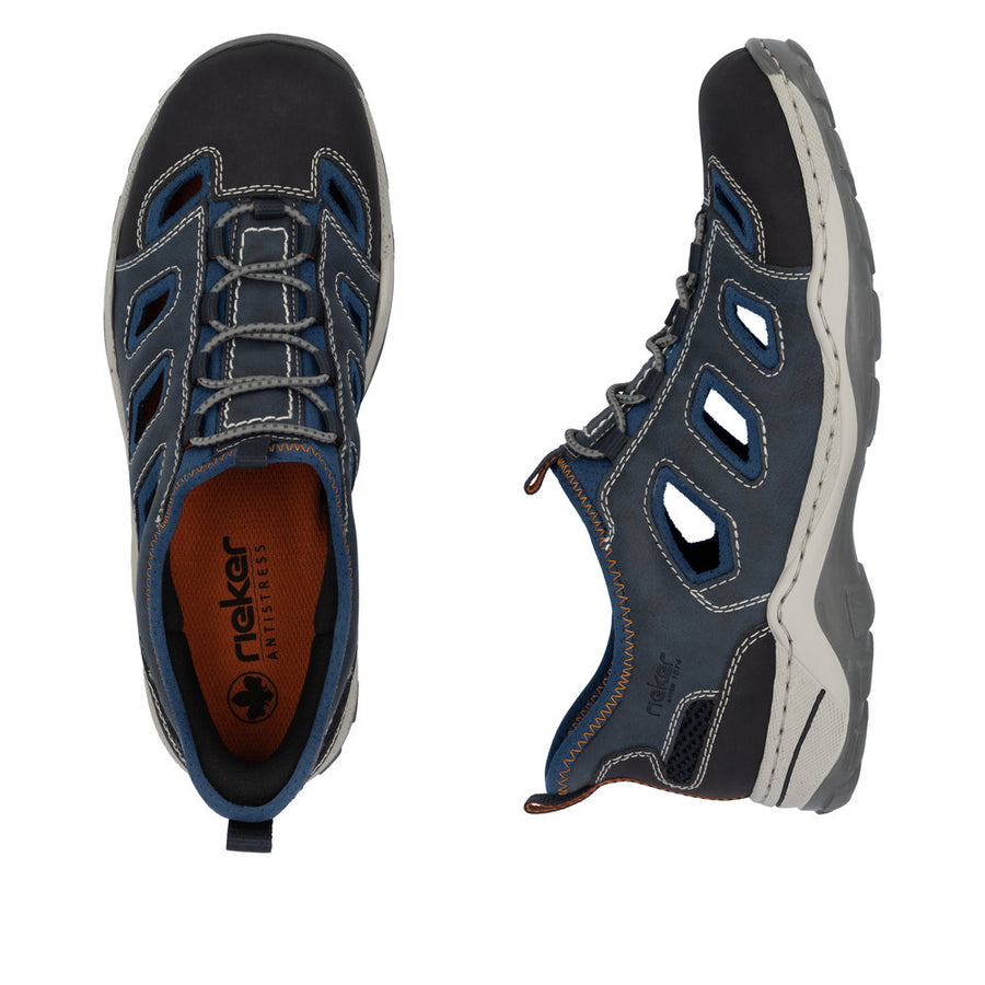 Rieker - 08078-14 - Schwarz/Midnight/Blau/Navy - Shoes