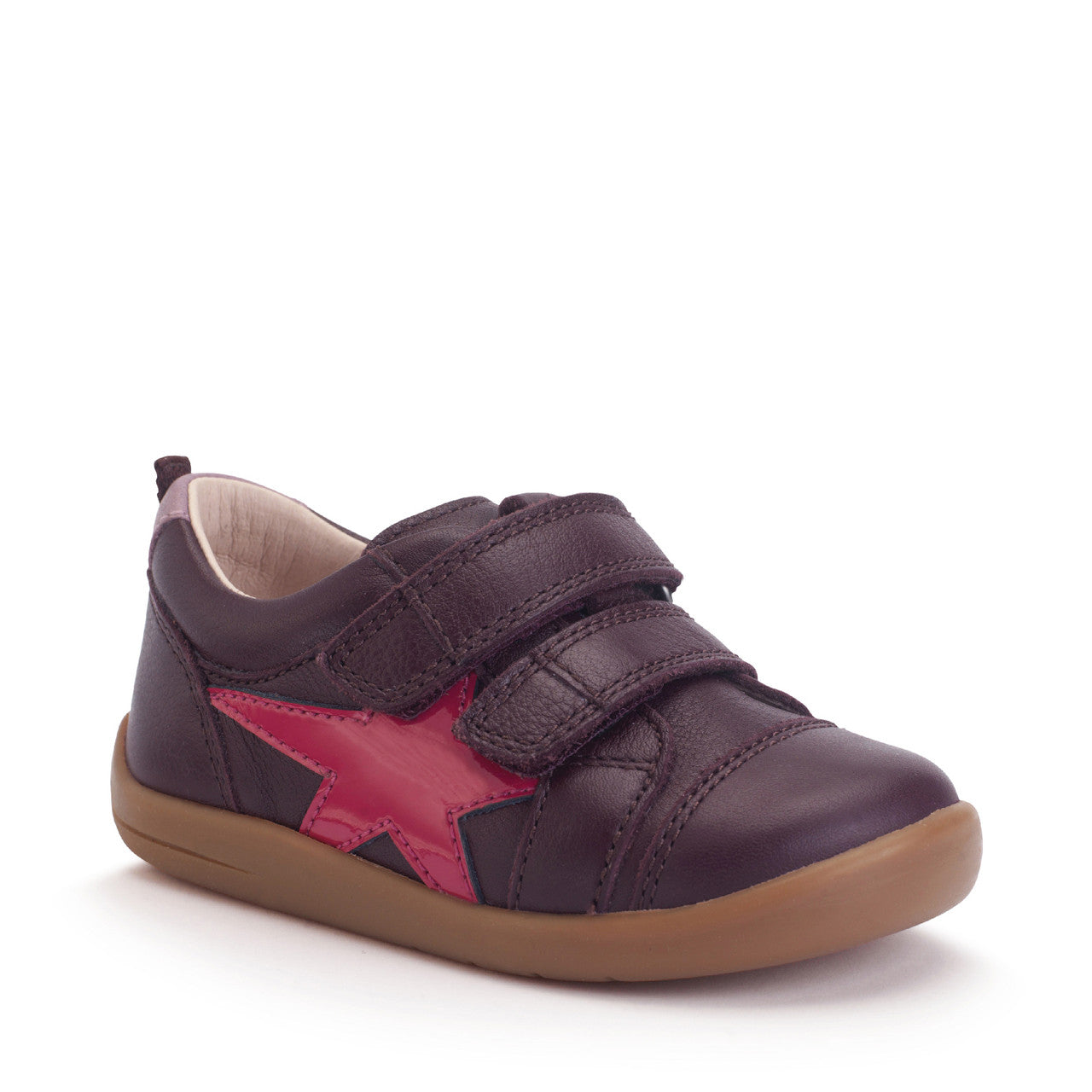 Start Rite - Playhouse Star - Burgundy Leather/ Cherry Patent  - Shoes