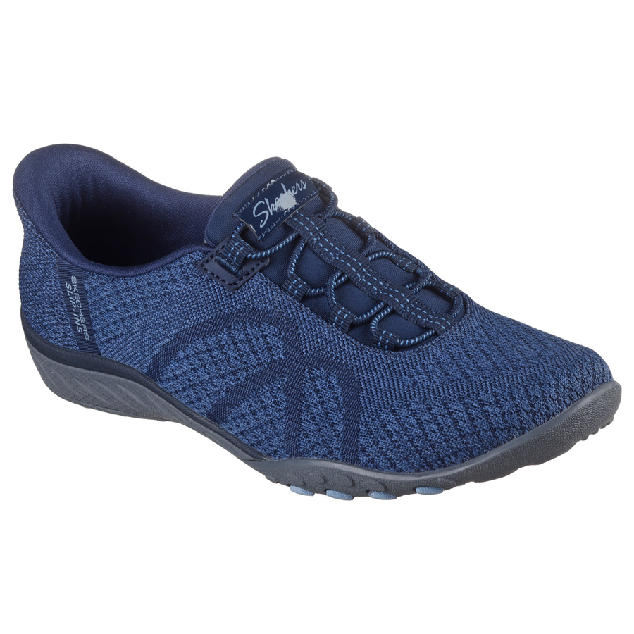 Skechers - Breathe Easy - Knitty Waves - Navy - Trainers