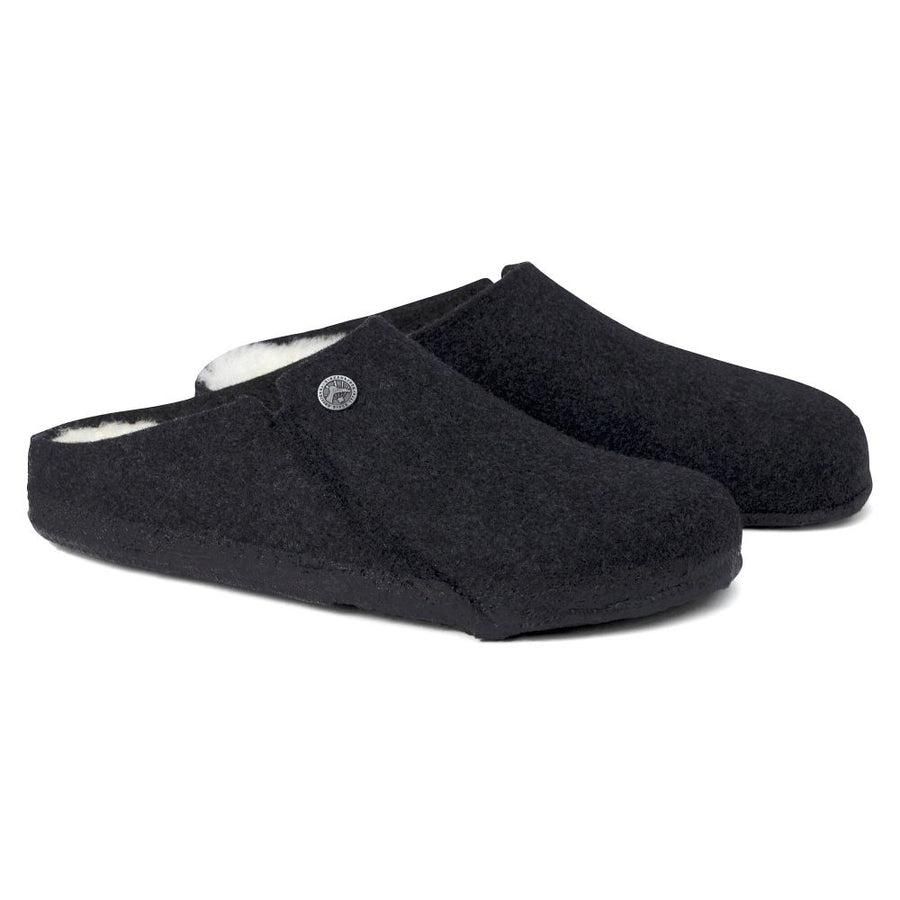 Birkenstock - Zermatt Shearling Felt - Anthracite - Regular - Slippers