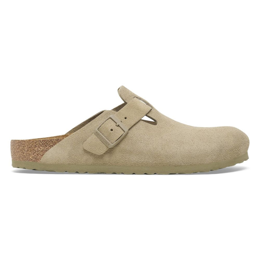 Birkenstock - Boston Suede - 1025788 - Faded Khaki - Sandals