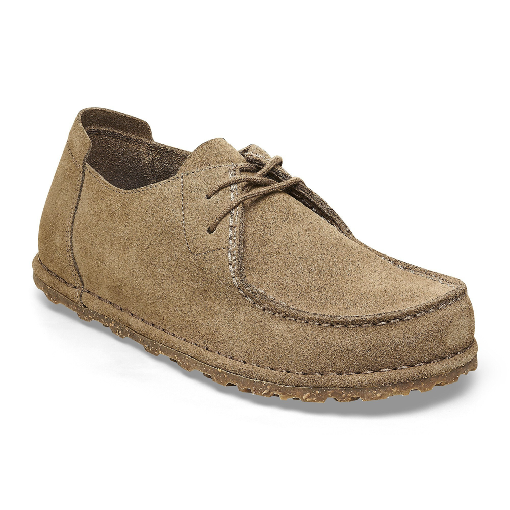 Birkenstock - Utti Lace Suede Leather - Gray Taupe - Regular - Shoes