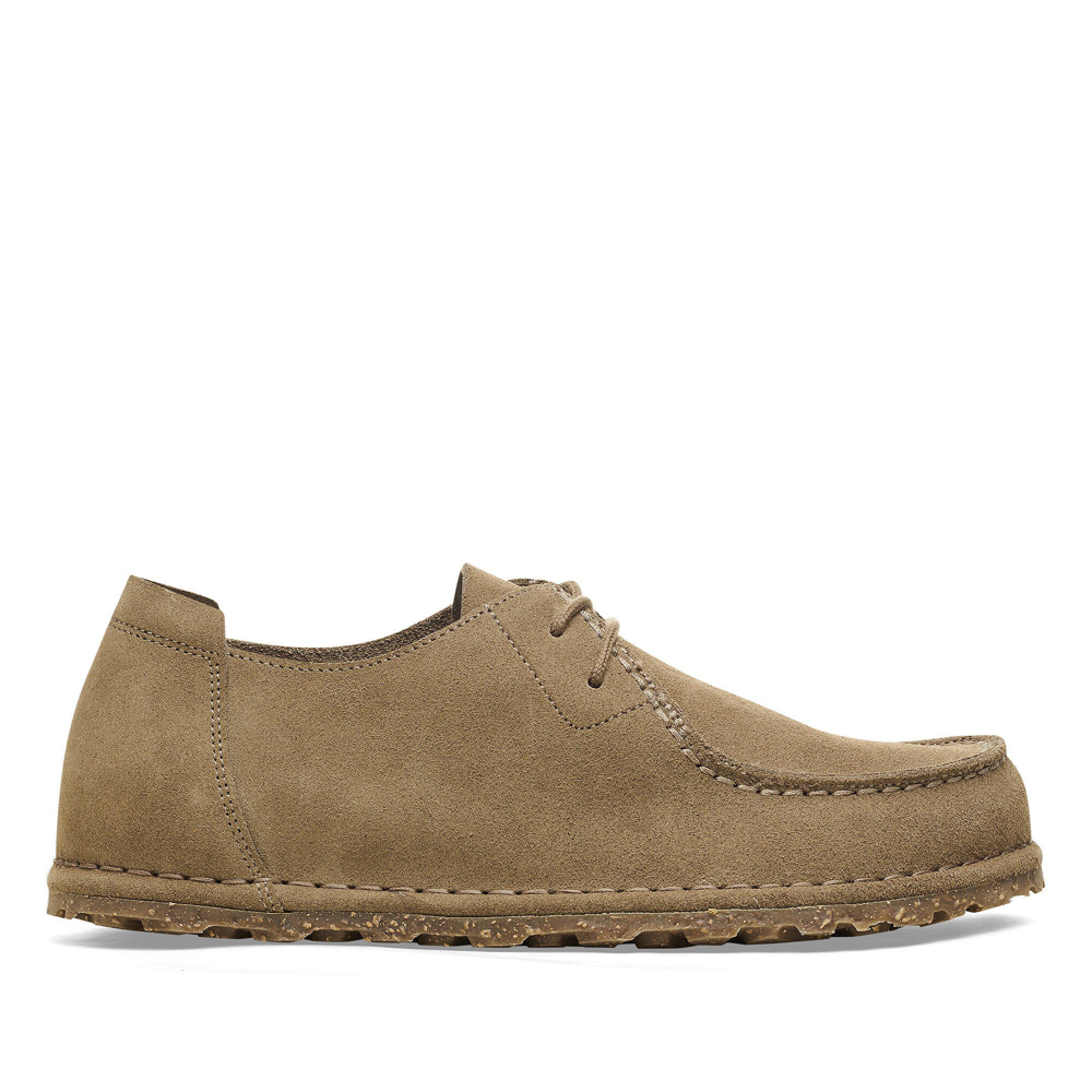Birkenstock - Utti Lace Suede Leather - Gray Taupe - Regular - Shoes