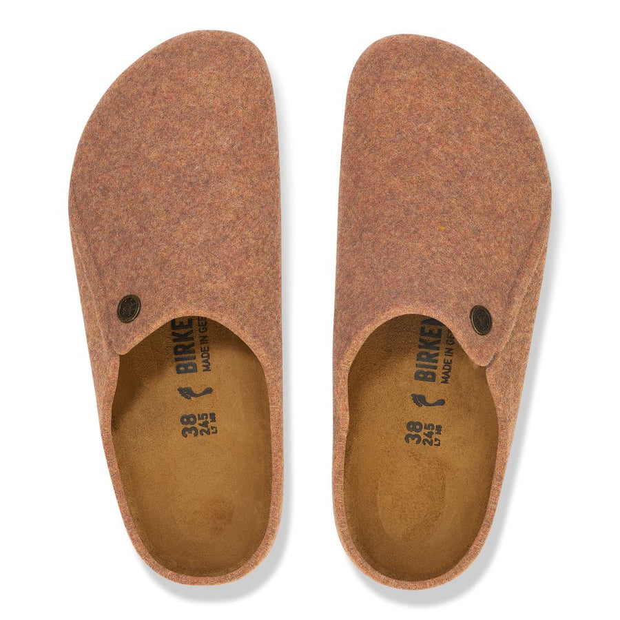 Birkenstock Zermatt Rivet Wool Felt Toffee Slippers – Colton
