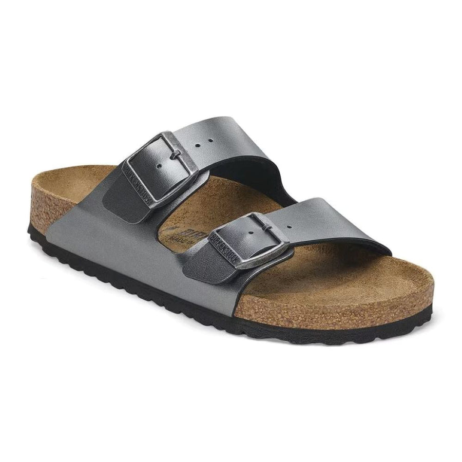Birkenstock - Arizona Birko-Flor - 1029224 - Metallic Black - Sandals
