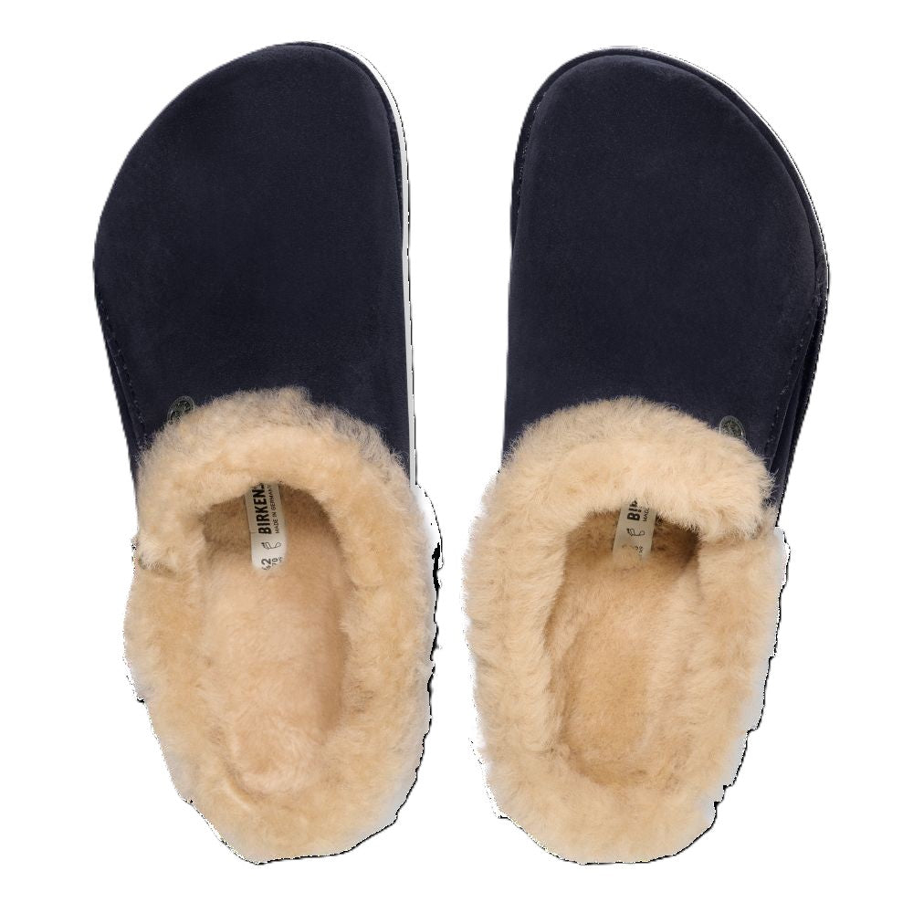 Birkenstock - Zermatt Premium Suede Leather - Midnight - Regular - Slippers