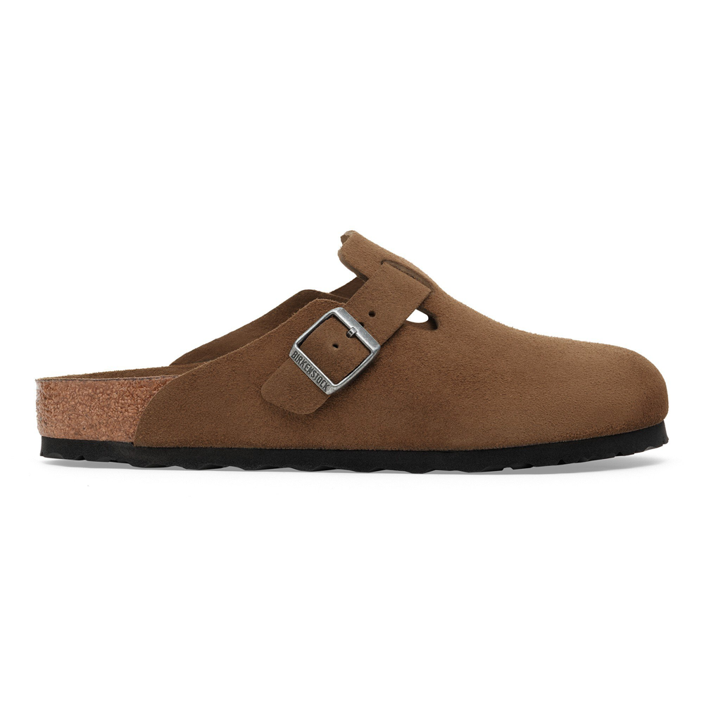 Birkenstock - Boston Soft Footbed Suede Leather - Dark Tea Tonal - Regular - Shoes