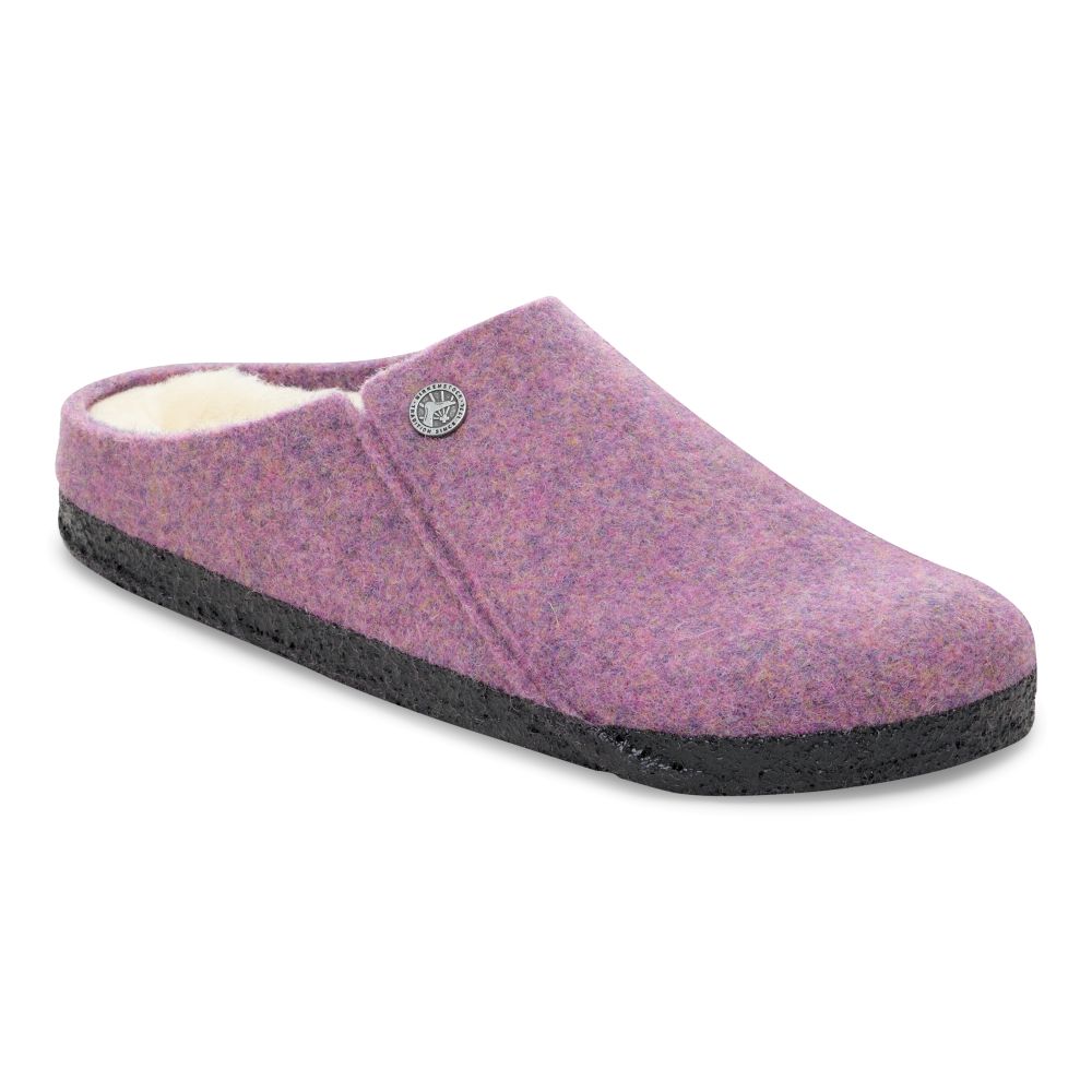 Birkenstock - Zermatt Shearling Felt - Mauve Melange - Regular - Slippers