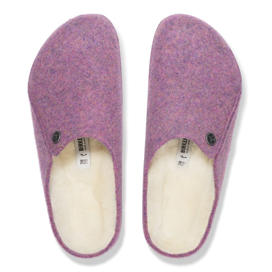 Birkenstock - Zermatt Shearling Felt - Mauve Melange - Regular - Slippers