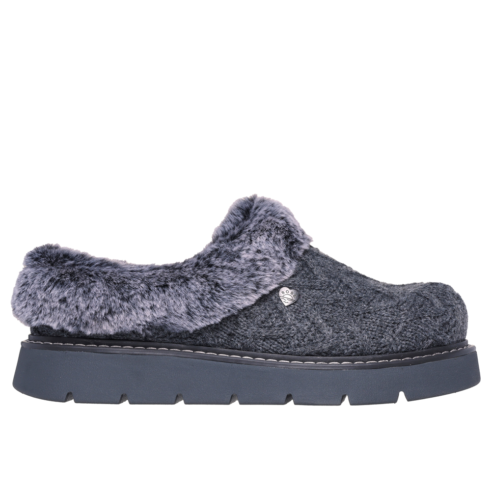 Skechers - Bobs Keepsakes - Warm Regards - Charcoal - Slippers