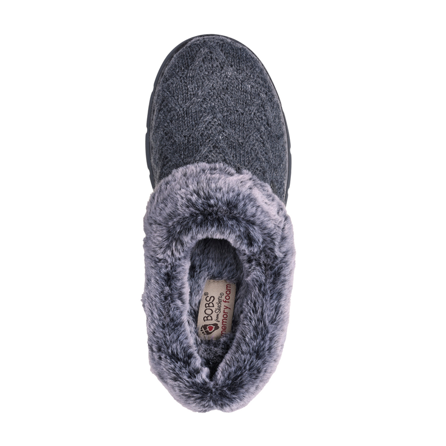 Skechers - Bobs Keepsakes - Warm Regards - Charcoal - Slippers