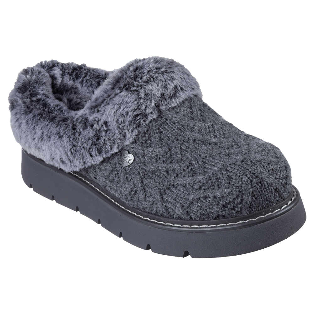 Skechers - Bobs Keepsakes - Warm Regards - Charcoal - Slippers