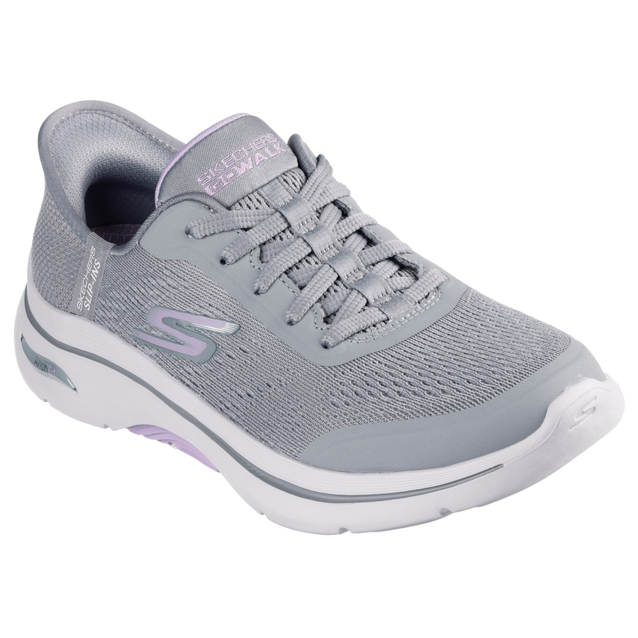 Skechers - Go Walk Arch Fit 2.0 - Valenc - Grey/Lavender - Trainers