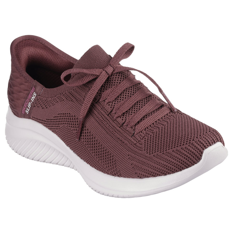 Burgundy sketchers discount