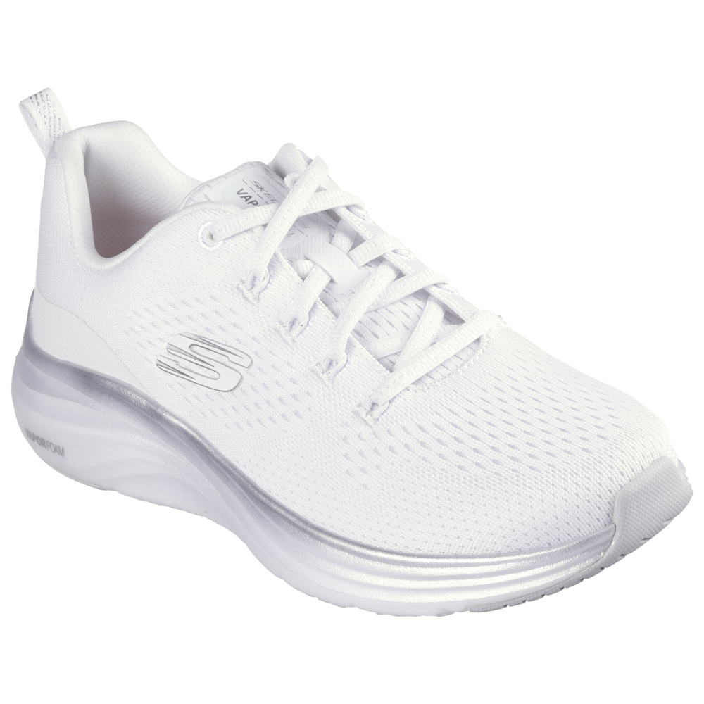 Skechers - Vapor Foam - Midnight Glimmer - White/Silver - Trainers