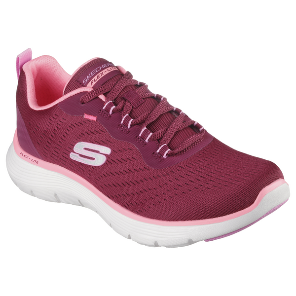 Skechers Flex Appeal 5.0 Burgundy Trainers