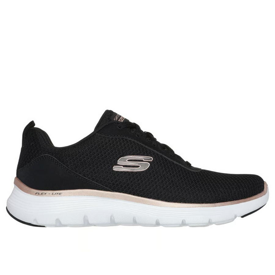 Skechers - Flex Appeal 5.0 Uptake - Black/Rose Gold - Trainers