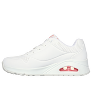 Skechers - Uno - Spread The Love - White/Coral - Trainers