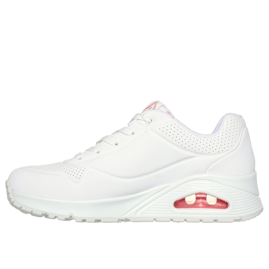 Skechers - Uno - Spread The Love - White/Coral - Trainers
