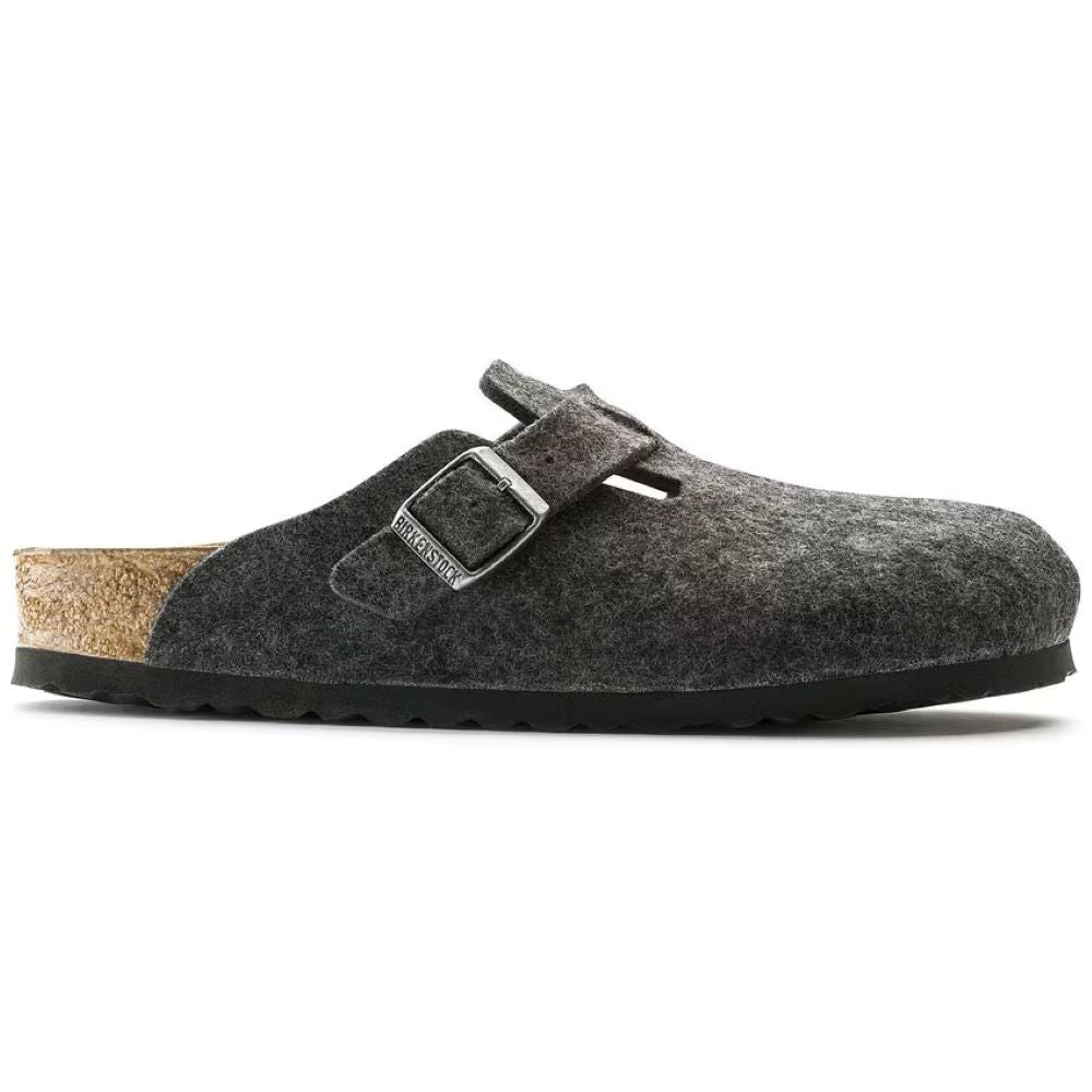Birkenstock - Boston Wool - Anthracite - Regular - Shoes