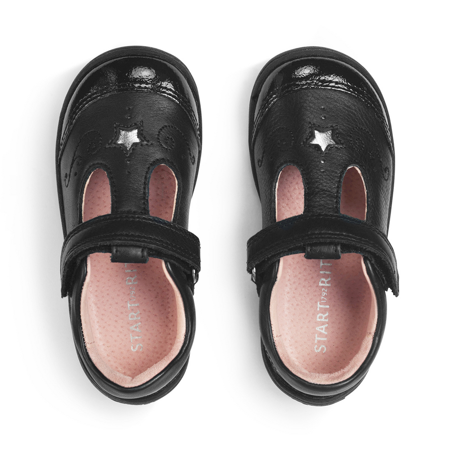 Start Rite - Dazzle - Black - School Shoes