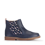 Start Rite - Bramble - Navy Leather/Floral - Boots