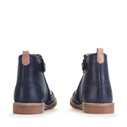 Start Rite - Bramble - Navy Leather/Floral - Boots