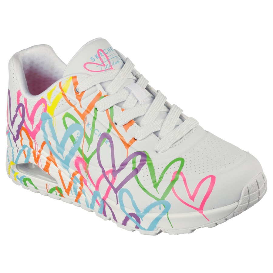Skechers - Uno - Highlight Love - White/Multi - Trainers