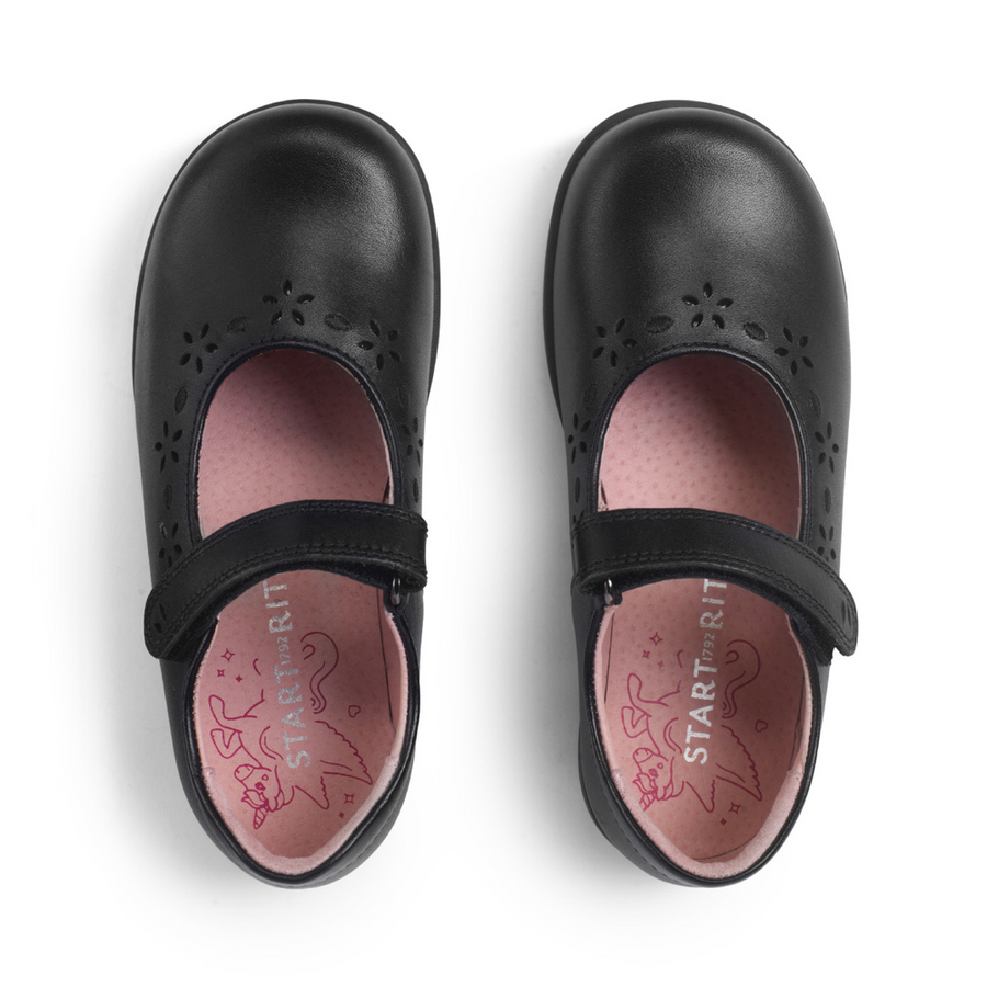 Start Rite - Emily - Black Leather - School Shoes