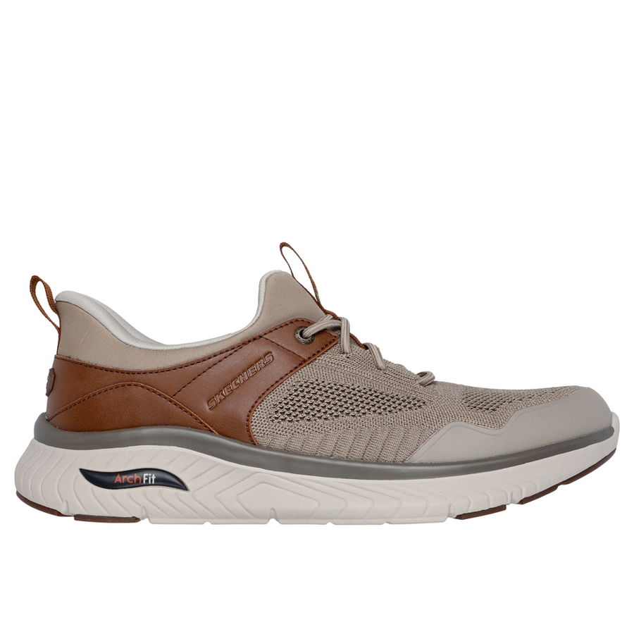 Skechers - Arch Fit Crosser - Emeric - Taupe/Brown - Trainers