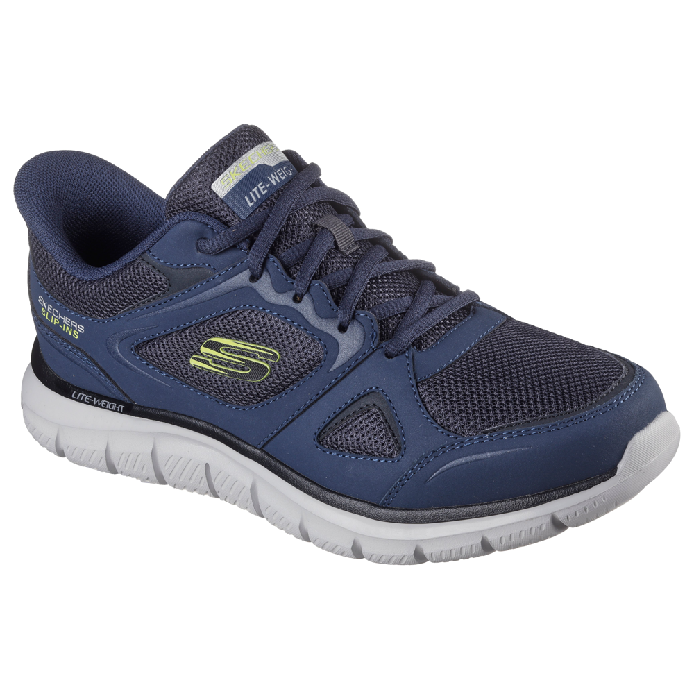 Skechers - Track - Ezral - Navy/Lime - Trainers