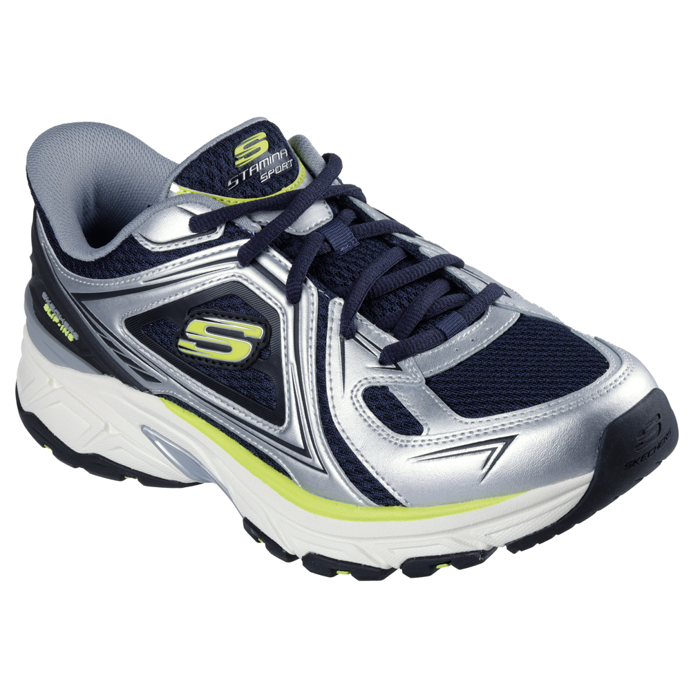 Skechers - Stamina Sport- Kordae - Navy/Silver - Trainers