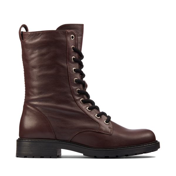 Clarks womens lace up boots online