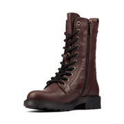 Clarks - Orinoco2 Style - Burgundy Leather - Boots