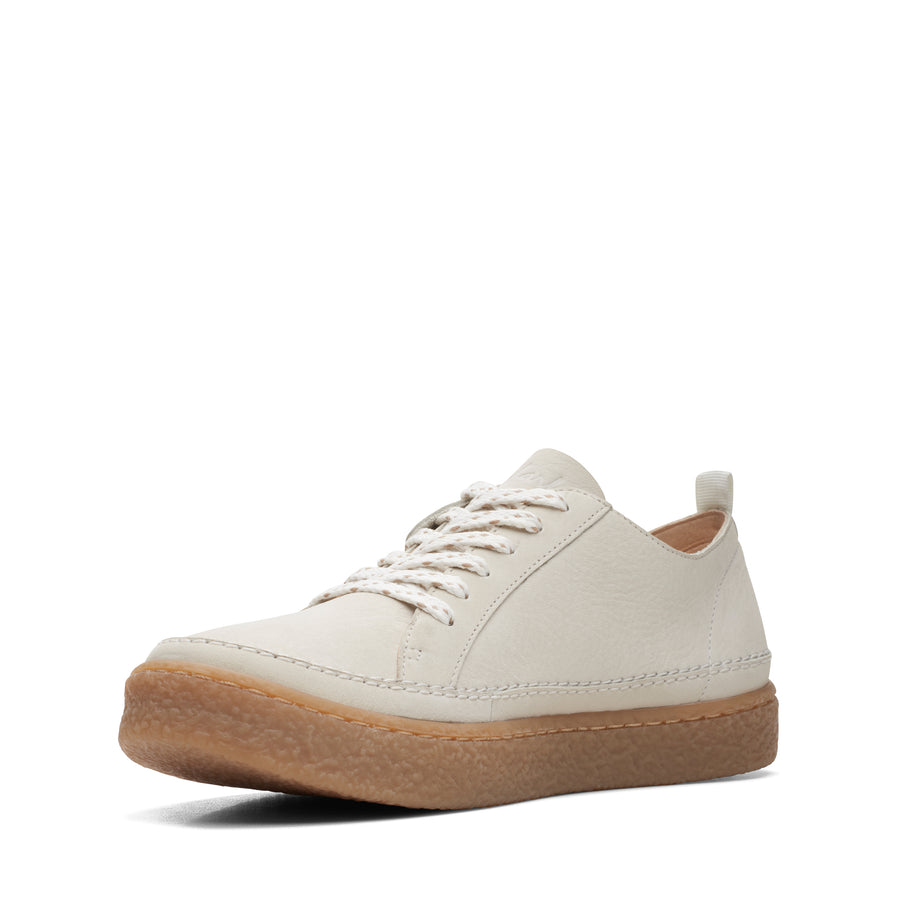 Barleigh Lace - White Leather