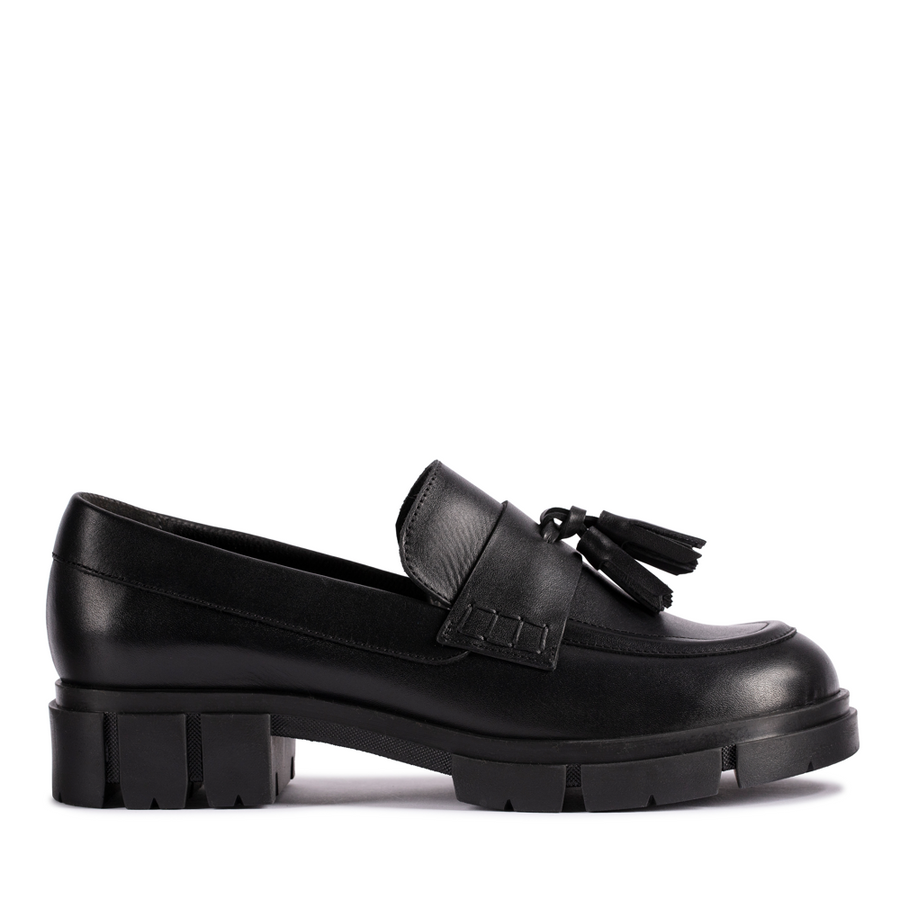 Clarks - Teala Loafer - Black Leather - Shoes