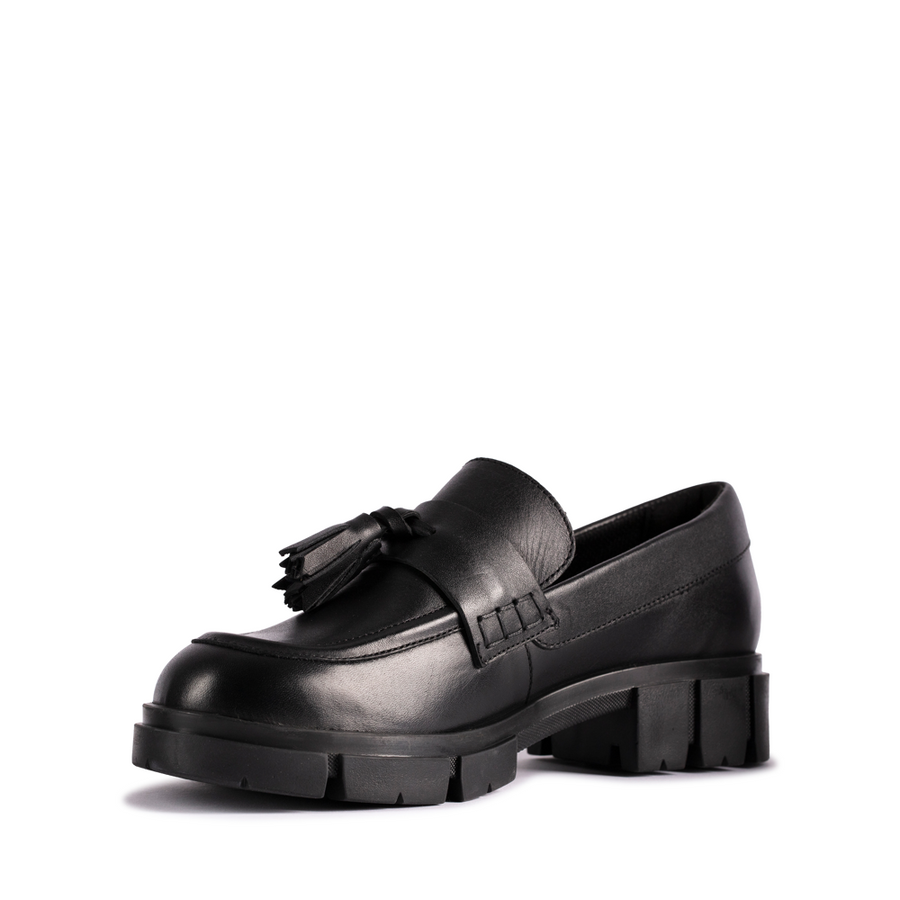 Clarks - Teala Loafer - Black Leather - Shoes