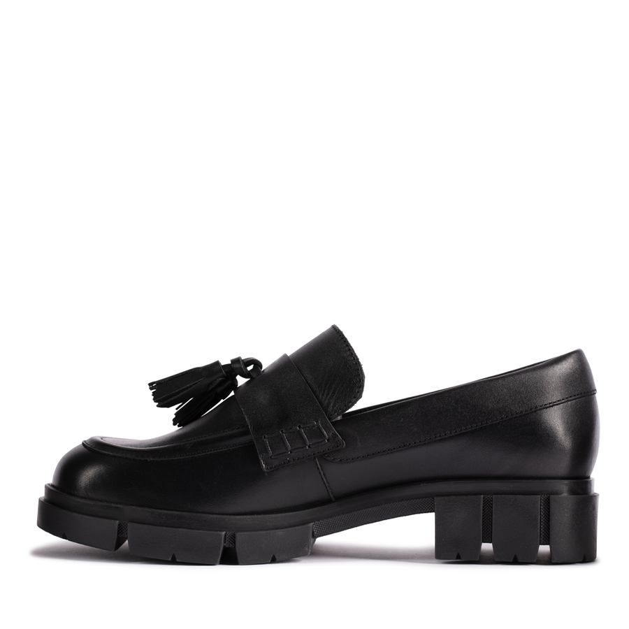 Clarks - Teala Loafer - Black Leather - Shoes