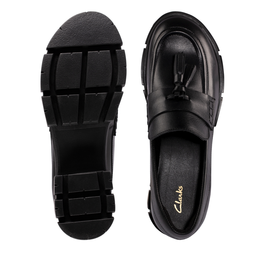 Clarks - Teala Loafer - Black Leather - Shoes