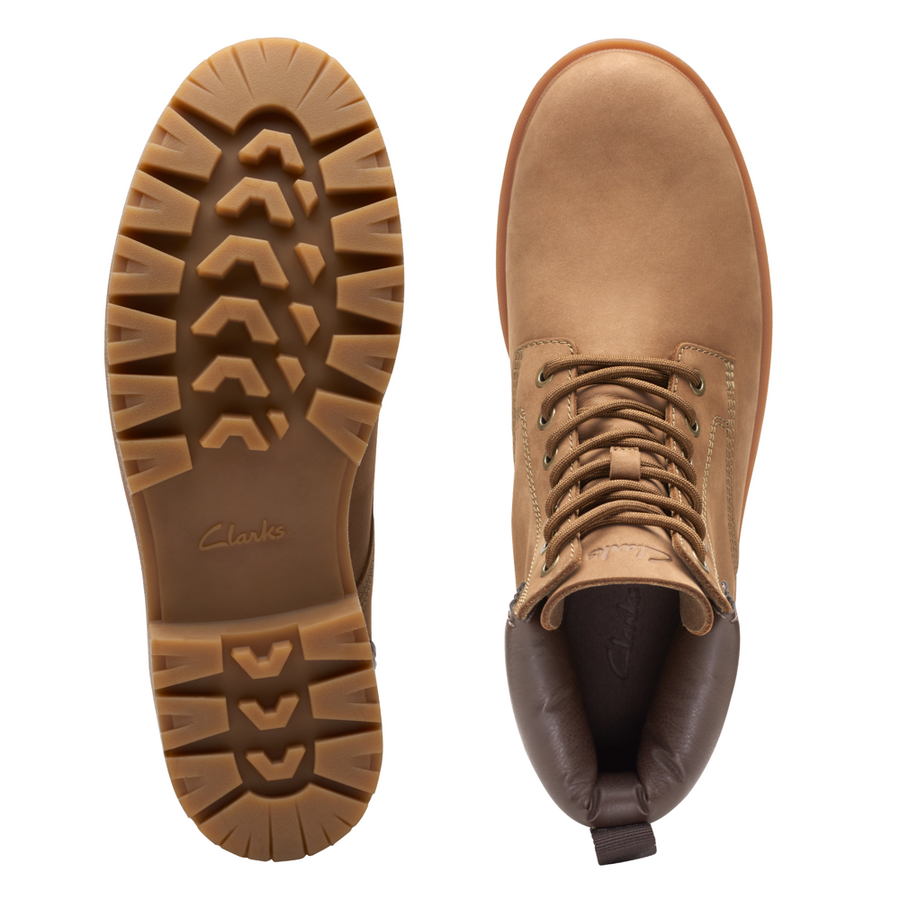 Clarks - RossdaleHiGTX - Dark Sand Leather - Boots