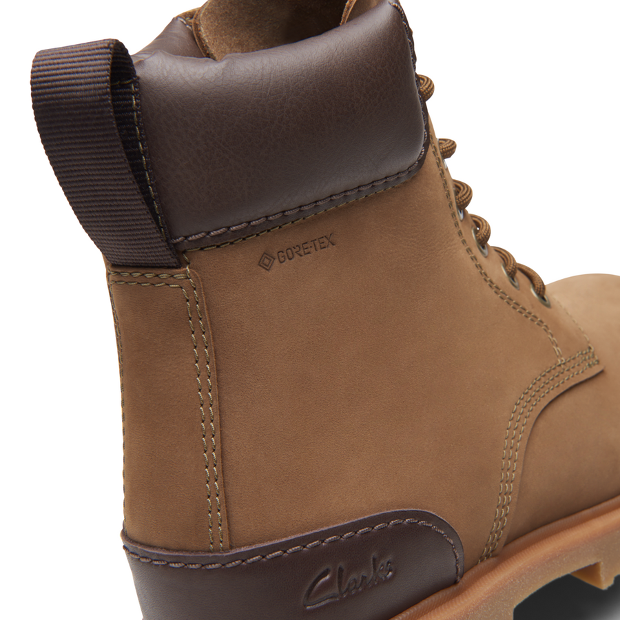 Clarks - RossdaleHiGTX - Dark Sand Leather - Boots