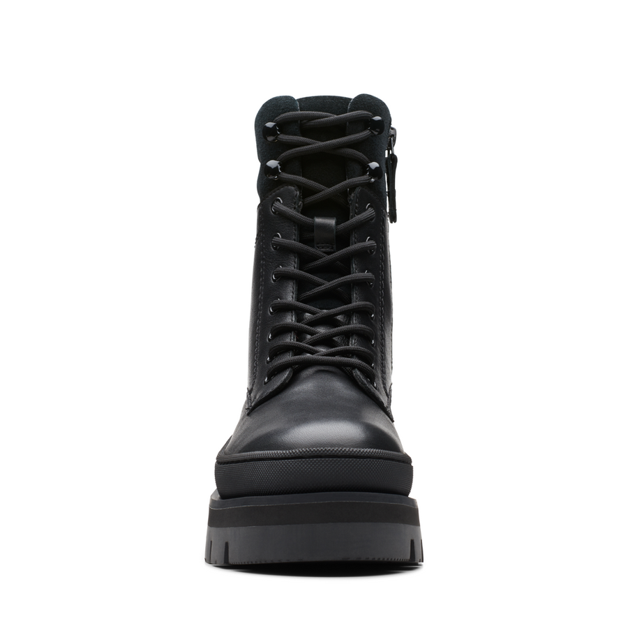 Clarks - Orianna2 Hike - Black Leather - Boots