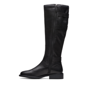 Clarks - Cologne Up - Black Leather - Boots