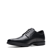 Clarks - Howard Over - Black Leather - Shoes