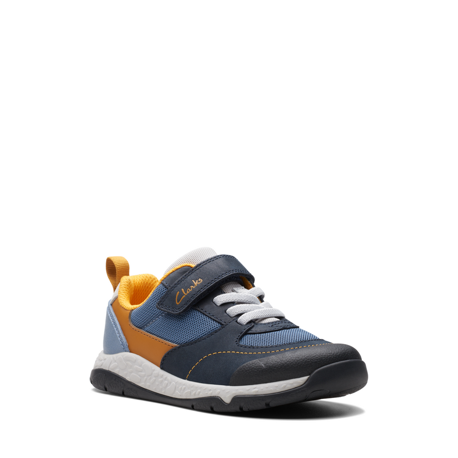 Clarks - SteggyStride K - Navy Combi - Shoes