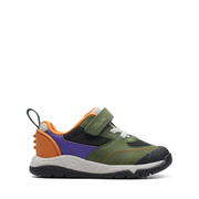 Clarks - SteggyStride T - Green Combi - Shoes