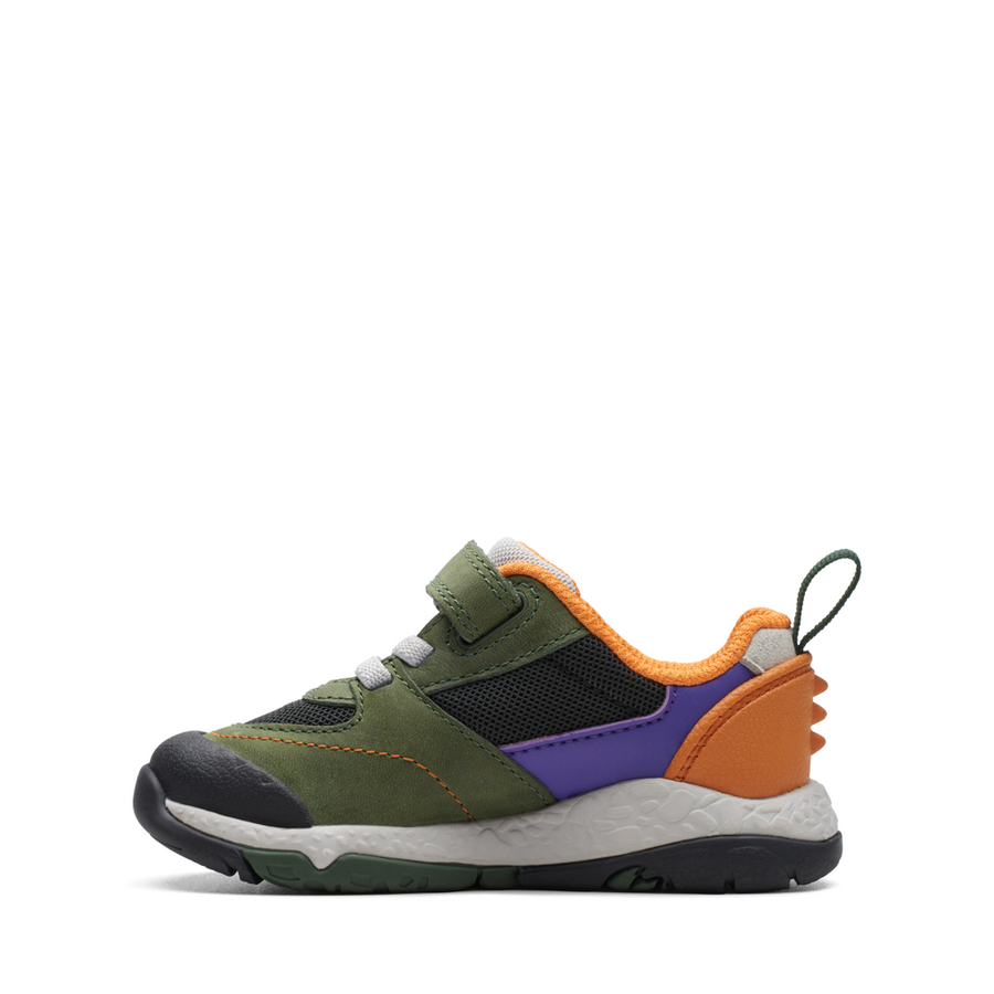 Clarks - SteggyStride T - Green Combi - Shoes