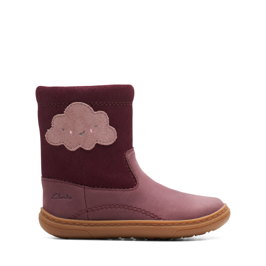 Clarks - FlashCloudy T. - Berry Leather - Boots