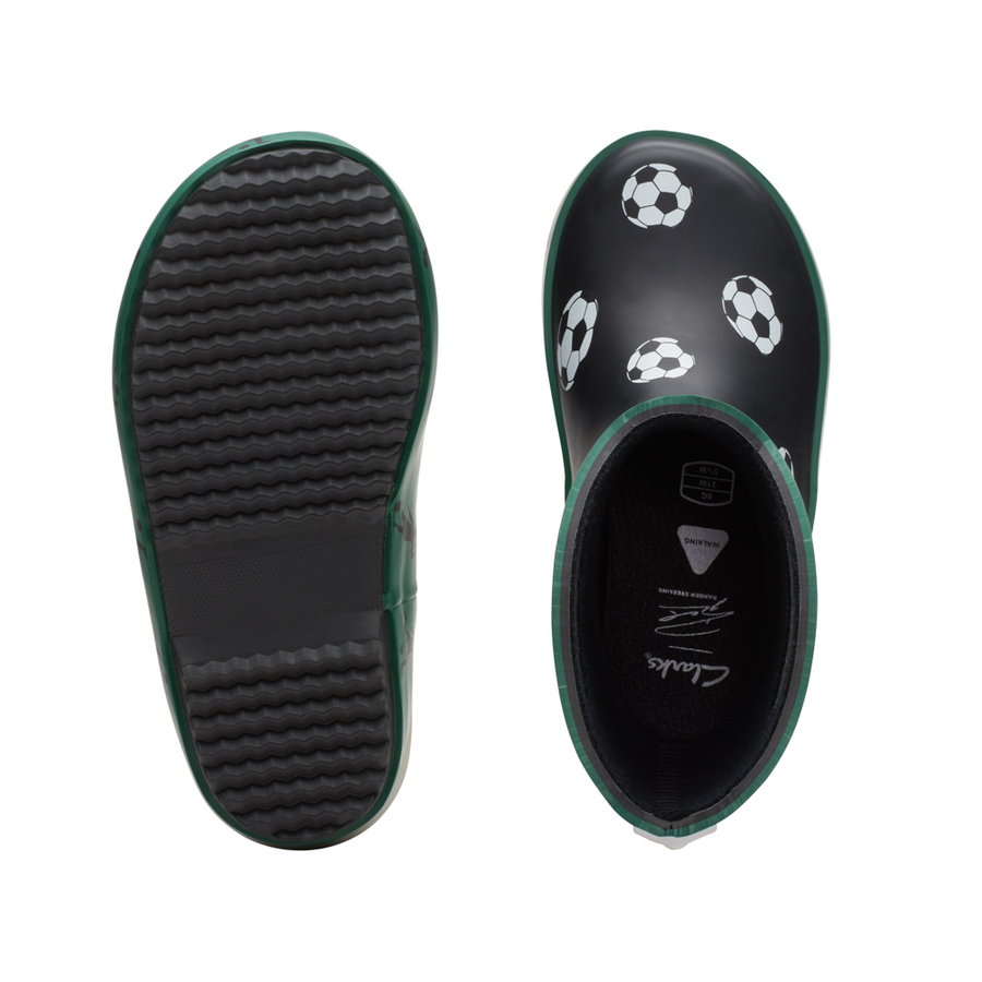 Clarks - Tarri Goal T - Black/Green - Wellingtons