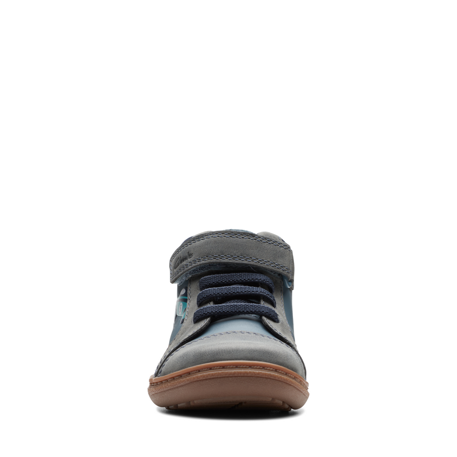 Clarks - Flash Retro T - Denim Blue Leather - Boots